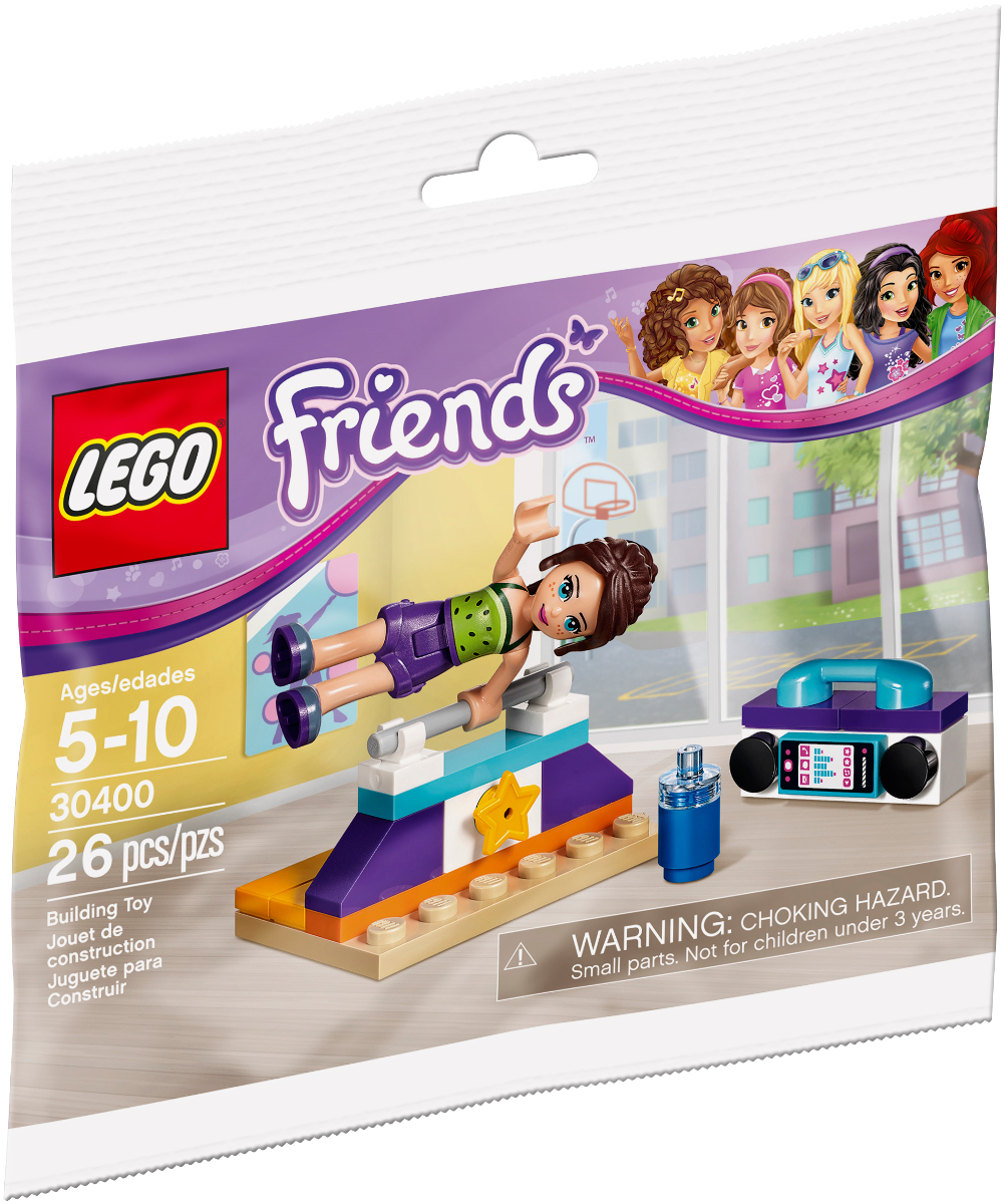 LEGO Friends Gymnastics Bar Polybag BRAND NEW Set #30400