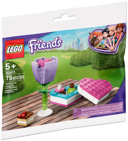 LEGO Friends Chocolate Box and Flower Polybag BRAND NEW Set #30411