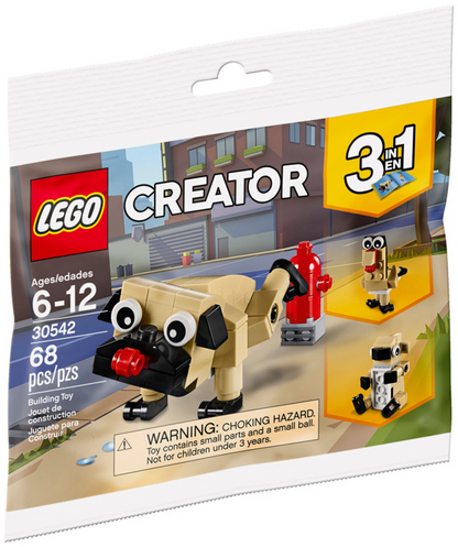 LEGO Creator Cute Pug Polybag Set #30542 BRAND NEW