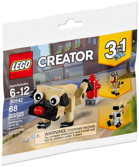 LEGO Creator Cute Pug Polybag Set #30542 BRAND NEW