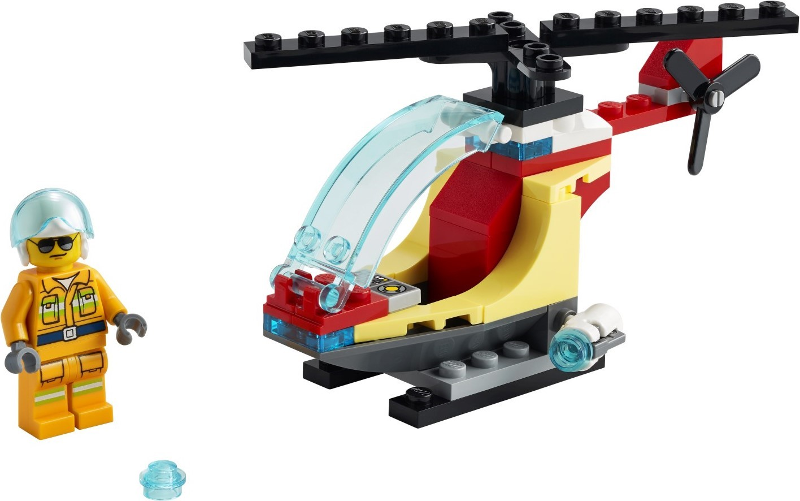 LEGO Town City Fire Helicopter Polybag Set #30566  BRAND NEW IN PACKET