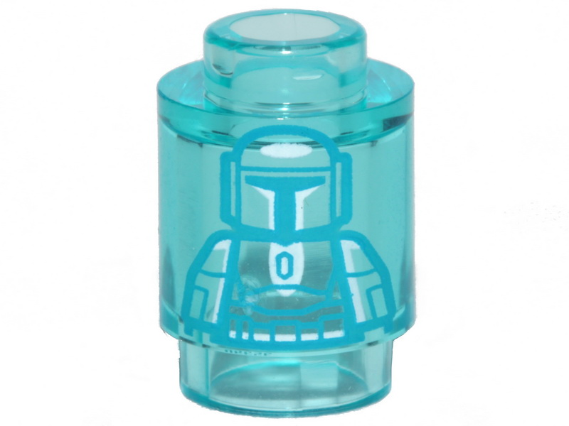 LEGO Star Wars Mandalorian Hologram "Minifigure" Round Brick