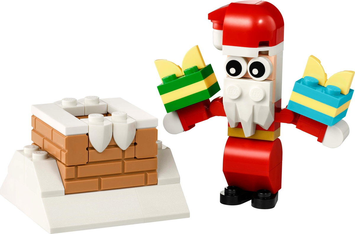 LEGO Creator Christmas Chimney Fun with Santa Set #30692 BRAND NEW IN POLYBAG