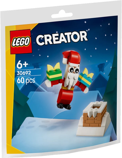 LEGO Creator Christmas Chimney Fun with Santa Set #30692 BRAND NEW IN POLYBAG