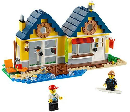 LEGO Creator Beach Hut Set #31035 Includes Minifigures and Instructions