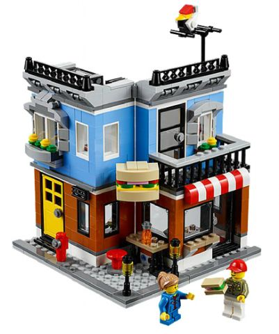 LEGO Creator Corner Deli Set #31050 Includes Minifigures and Instructions