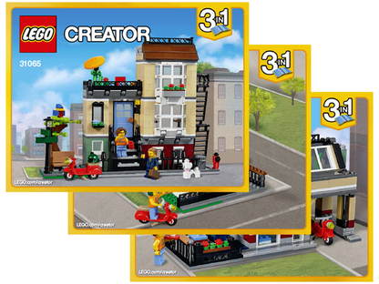 LEGO Creator Park Street Townhouse Set #31065 Includes Minifigures and Instructions