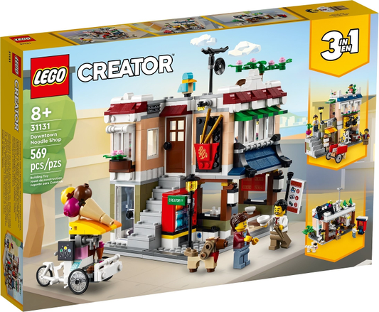 LEGO Creator Downtown Noodle Shop Set #31131 BRAND NEW
