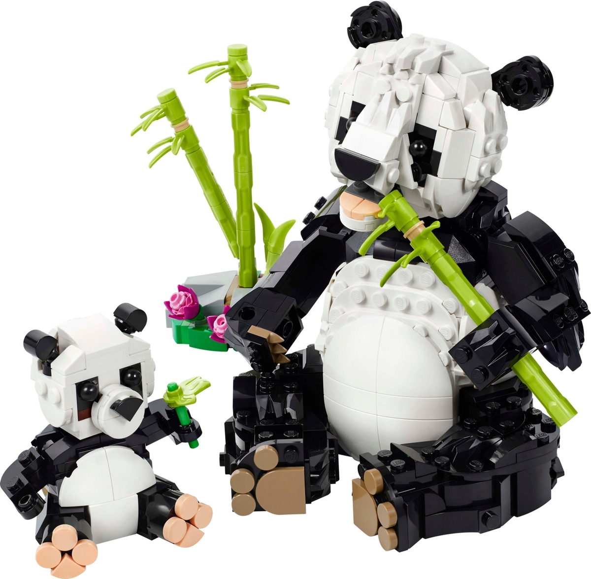 LEGO Creator Panda Family Set #31165 Includes Instructions