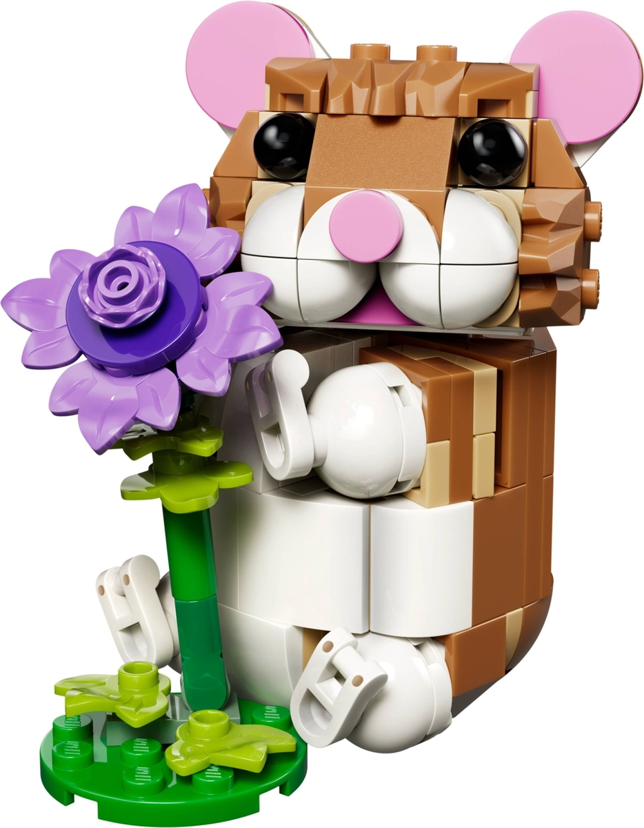 LEGO Creator Cute Hamster with a Flower Set #31376 Includes Instructions