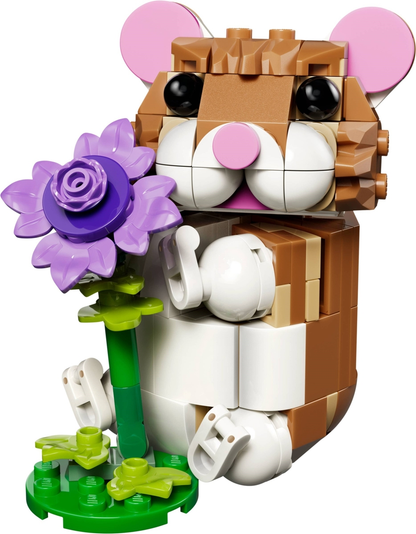 LEGO Creator Cute Hamster with a Flower Set #31376 Includes Instructions