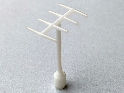 LEGO Vintage Milky White Antenna with Spokes