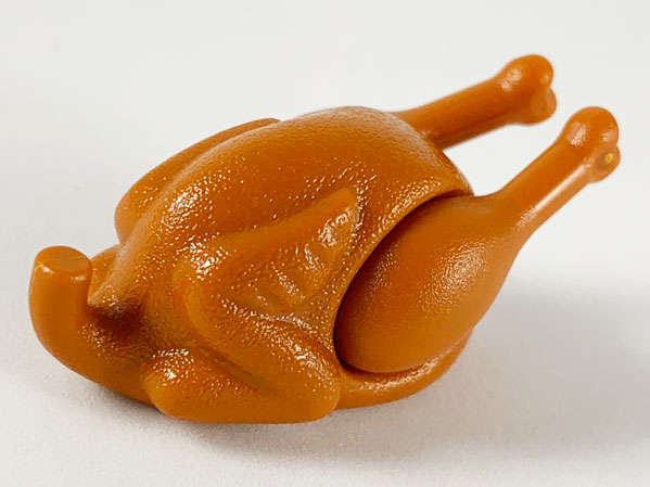 LEGO Turkey Dark Orange with Drumsticks