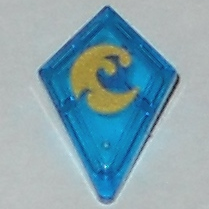 LEGO Tile 1x2 Diamond Trans Dark Blue