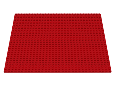 LEGO Baseplate 32x32 Red