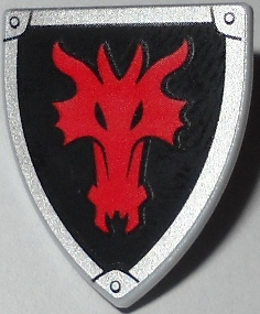 LEGO Castle Shield Dragon Pattern