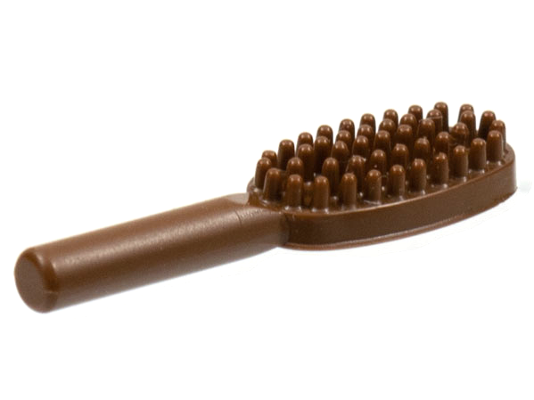LEGO RARE Vintage Brown (old shade) Hairbrush