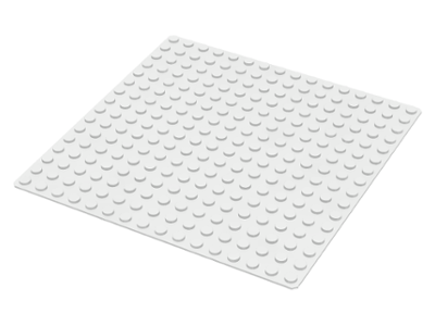 LEGO Baseplate 16x16 White