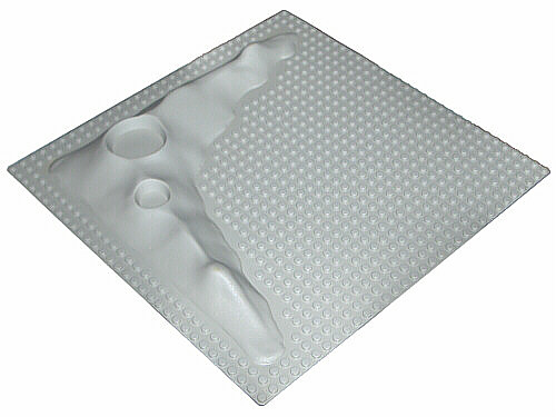 LEGO RARE Vintage Baseplate 32x32 Light Grey (Old Shade) with Craters - Classic Space