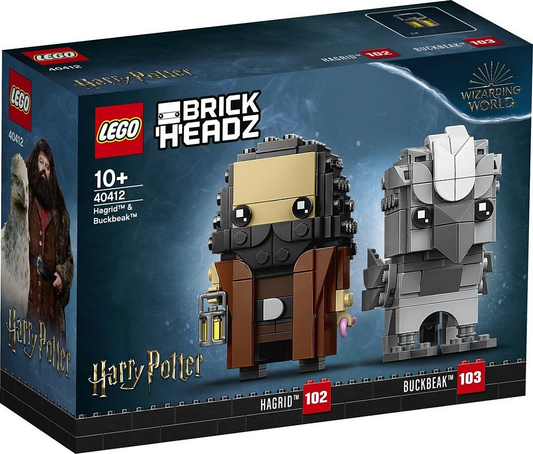 LEGO Harry Potter Brickheadz Hagrid and Buckbeak Set #40412 BRAND NEW