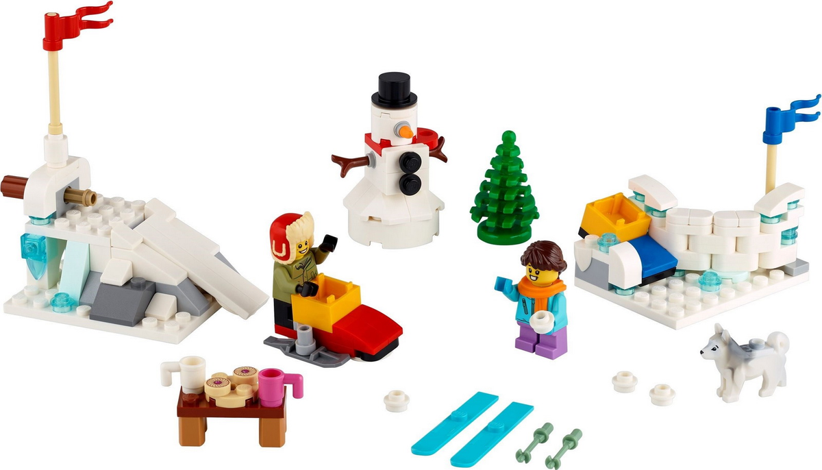 LEGO Winter Snowball Fight Set #40424 BRAND NEW IN BOX