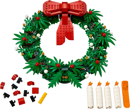 LEGO Christmas Wreath Set #40426 Includes Instructions