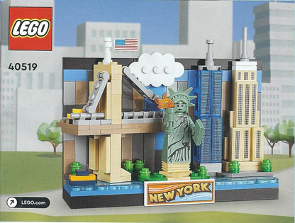 LEGO Creator New York Postcard Set #40519 Includes Instructions
