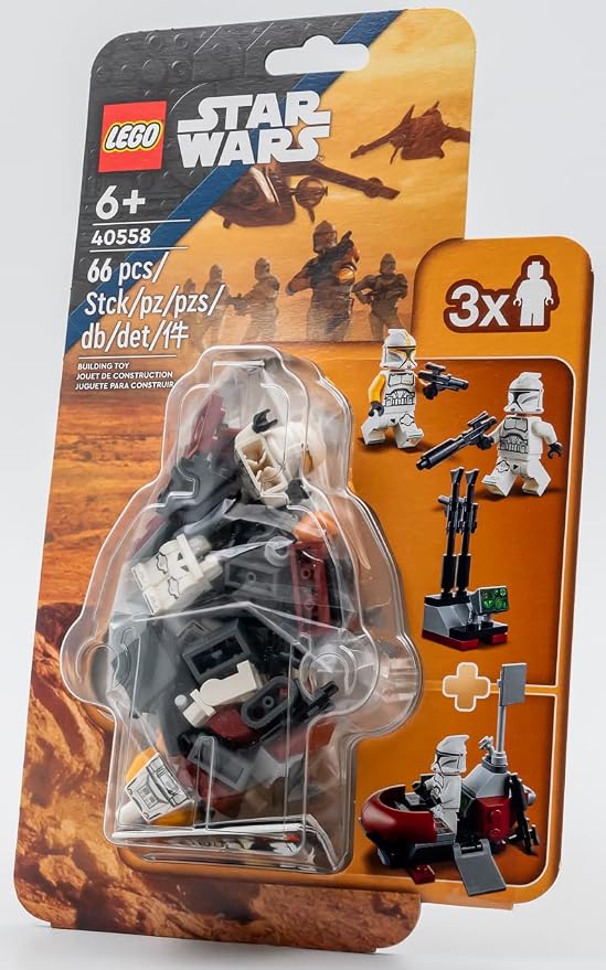 LEGO Star Wars Clone Trooper Command Station Blister Pack Set #40558 BRAND NEW IN PACKET