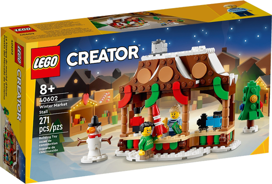 LEGO Creater Holiday Winter Village Winter Market Stall Set #40602 BRAND NEW IN BOX!