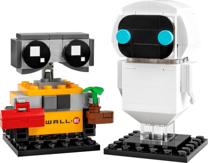 LEGO BrickHeadz EVE & WALL-E Set #40619 Includes Instructions