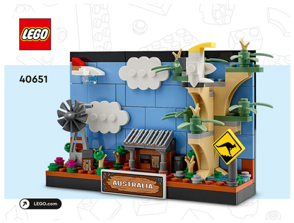 LEGO Creator Australia Postcard Set #40651 Includes Instructions