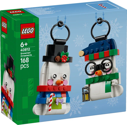 LEGO Snowman Ornaments Set #40812 BRAND NEW IN BOX