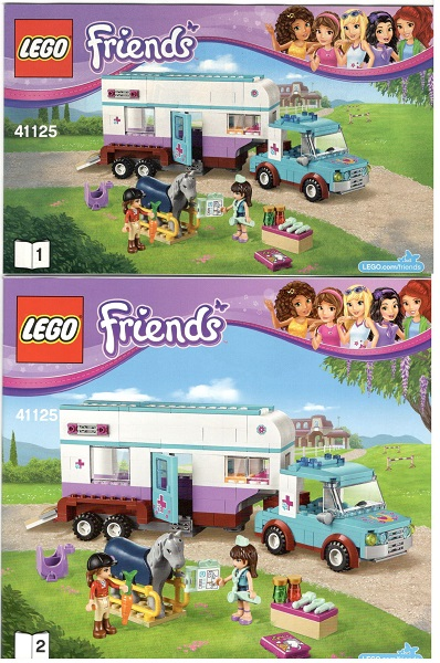 LEGO Friends Horse Vet Trailer Set #41125 BRAND NEW (Box Opened)