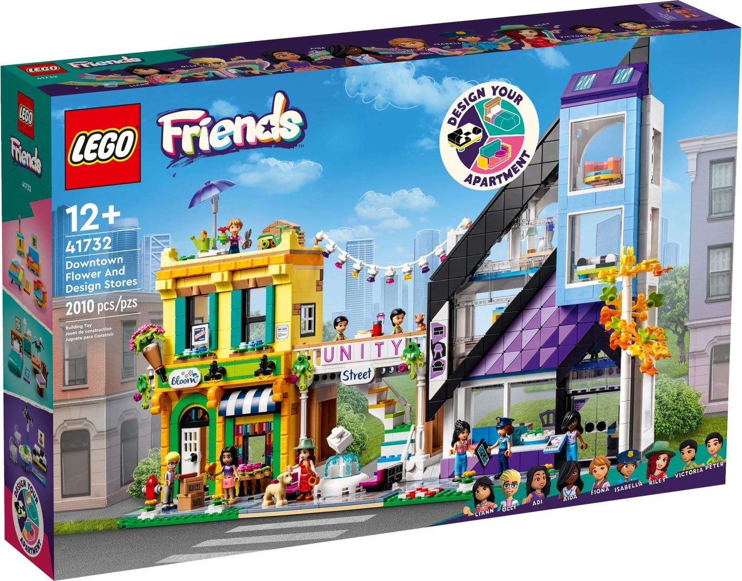 LEGO Friends Downtown Flower and Design Stores Set #41732 BRAND NEW IN BOX