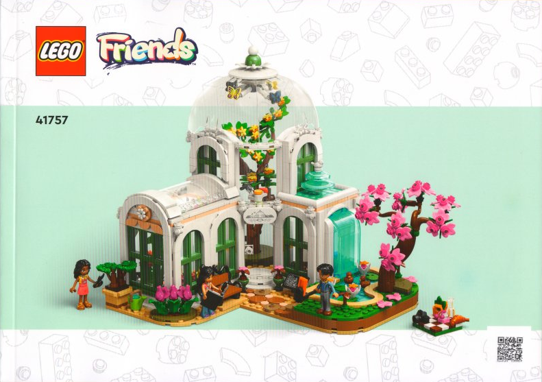 LEGO Friends Botanical Garden Set #41757 As Pictured