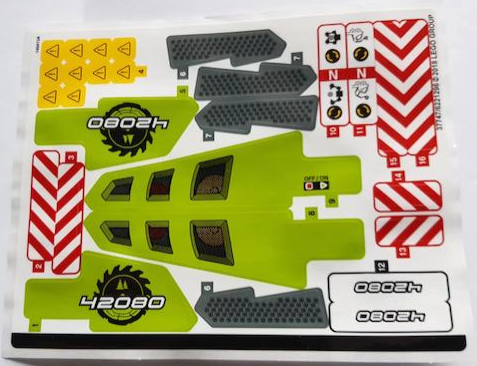 LEGO Technic Forest Machine BRAND NEW Instructions and Sticker Sheet ONLY for Set #42080
