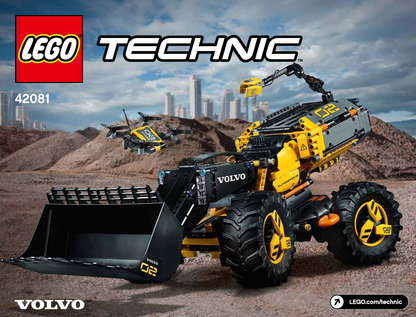 LEGO Technic Volvo Concept Wheel Loader Zeux Set #42081 with Instructions