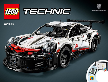 LEGO TECHNIC Porsche 911 RSR Set #42096 incl Instructions
