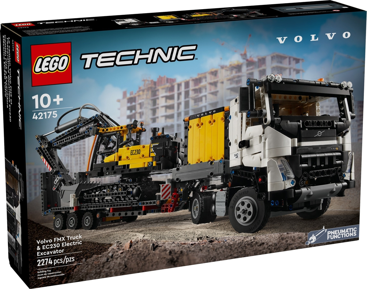 LEGO Technic Volvo FMX Truck & EC230 Electric Excavator Set #42175 BRAND NEW IN BOX