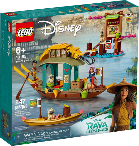 LEGO Disney Raya Boun's Boat Set #43185 BRAND NEW