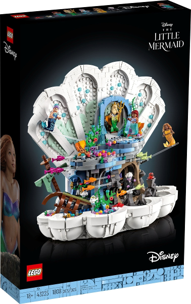 LEGO Disney The Little Mermaid Royal Clamshell Set #43225 BRAND NEW IN BOX