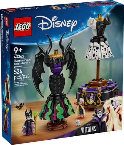 LEGO Disney Maleficent's and Cruella De Vil's Dresses Set #43262 BRAND NEW