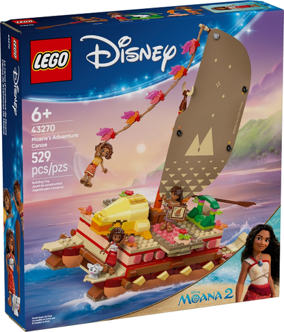 LEGO Disney Princess Moana's Adventure Canoe Set #43270 BRAND NEW