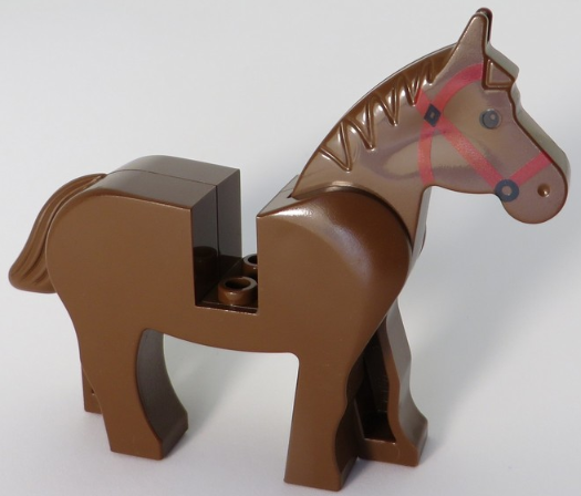 LEGO Animal Vintage Brown (Old Shade) Horse