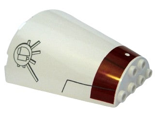 LEGO Star Wars Printed Half Cone from #10198 Tantive IV