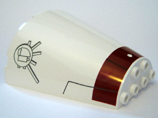 LEGO Star Wars Printed Half Cone from Set #10198 Tantive IV