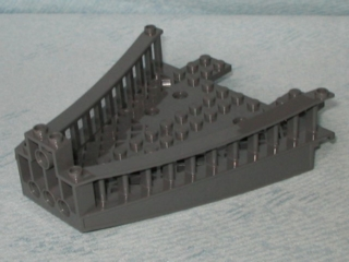 LEGO Harry Potter Ship Hull Bow / Stern Dark Bluish Grey