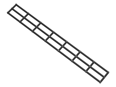 LEGO Pirates Black Mast Rigging 28x3.5