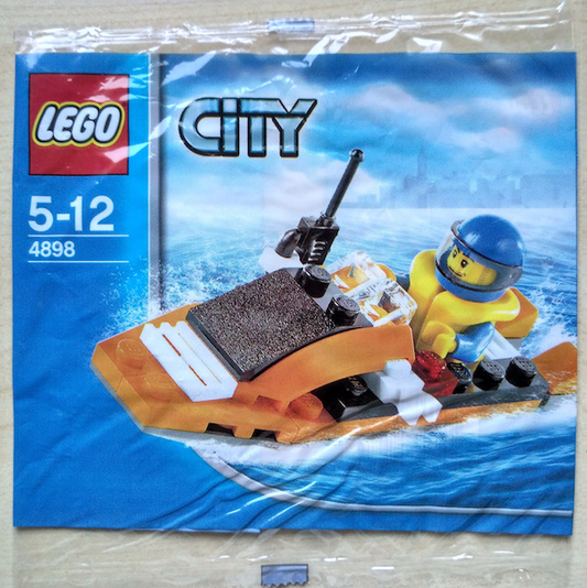 LEGO City Coast Guard Boat Polybag BRAND NEW Set #4898