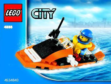 LEGO City Coast Guard Boat Polybag BRAND NEW Set #4898